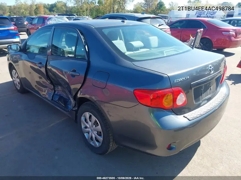 2010 TOYOTA COROLLA VIN 2T1BU4EE4AC498784 — фото 3