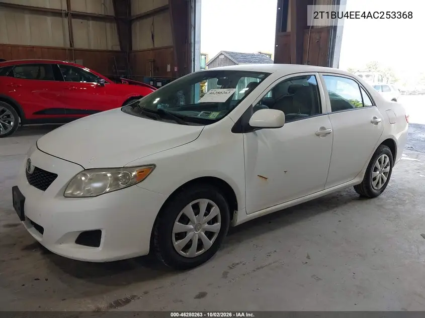2010 TOYOTA COROLLA VIN 2T1BU4EE4AC253368 — фото 2