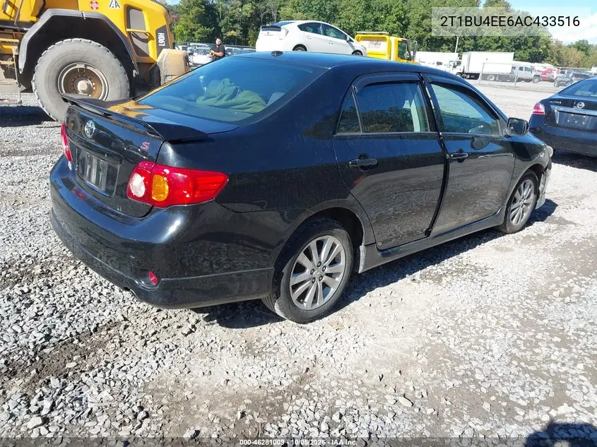 2010 TOYOTA COROLLA VIN 2T1BU4EE6AC433516 — фото 4
