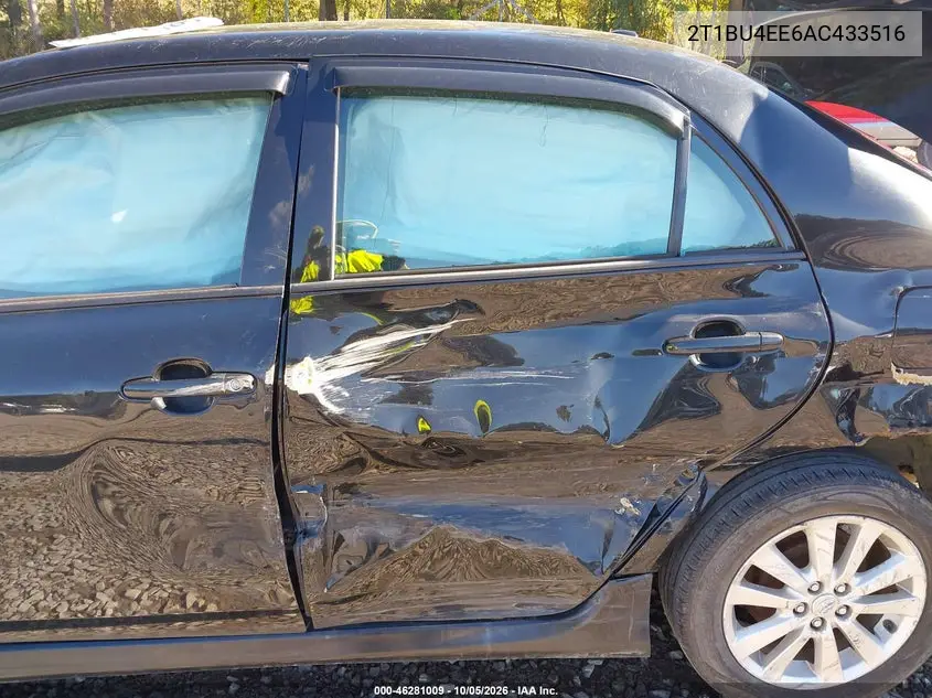 2010 TOYOTA COROLLA VIN 2T1BU4EE6AC433516 — фото 6