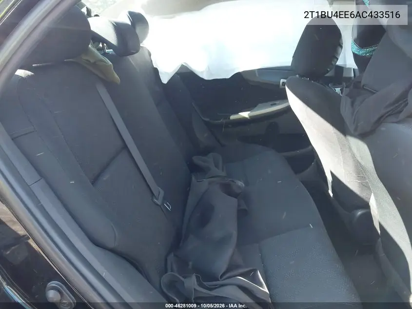 2010 TOYOTA COROLLA VIN 2T1BU4EE6AC433516 — фото 8