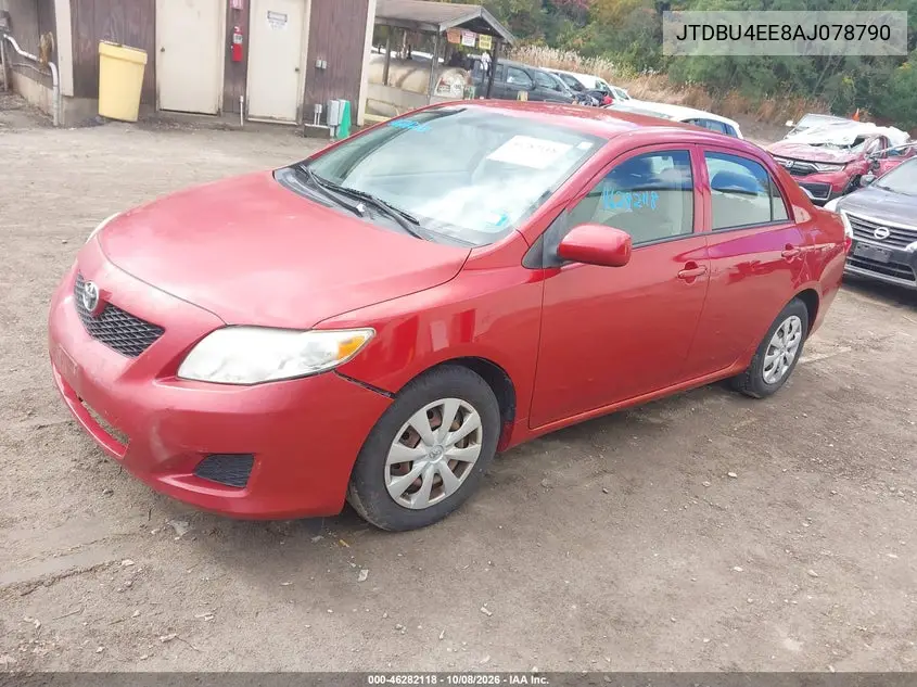 2010 TOYOTA COROLLA VIN JTDBU4EE8AJ078790 — фото 2