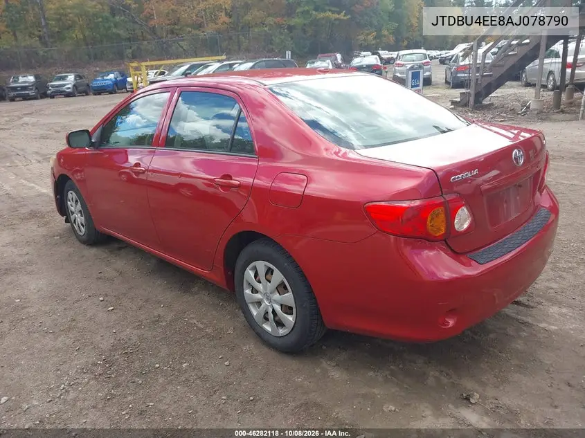 2010 TOYOTA COROLLA VIN JTDBU4EE8AJ078790 — фото 3