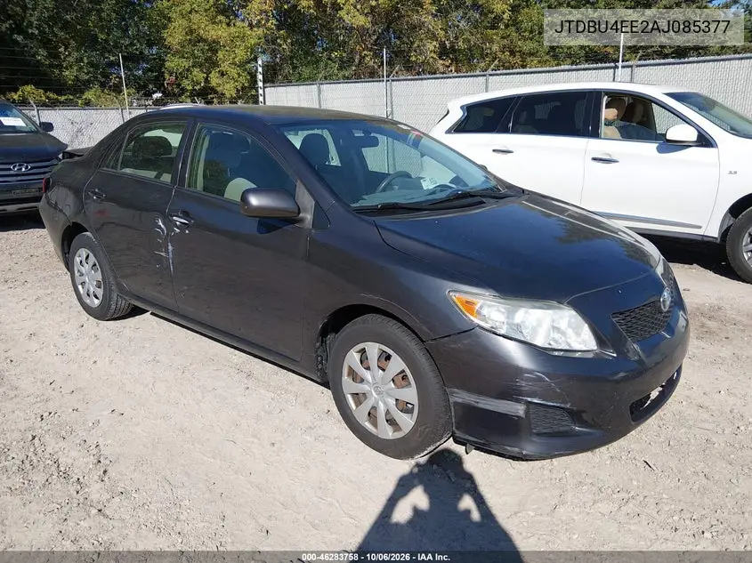 TOYOTA COROLLA 2010, VIN JTDBU4EE2AJ085377