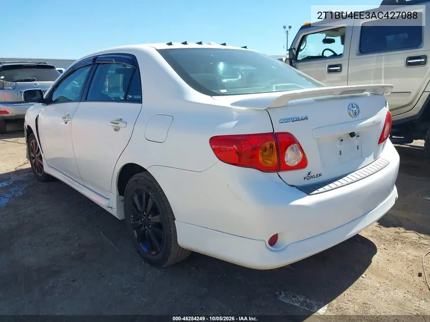 2010 TOYOTA COROLLA VIN 2T1BU4EE3AC427088 — фото 3