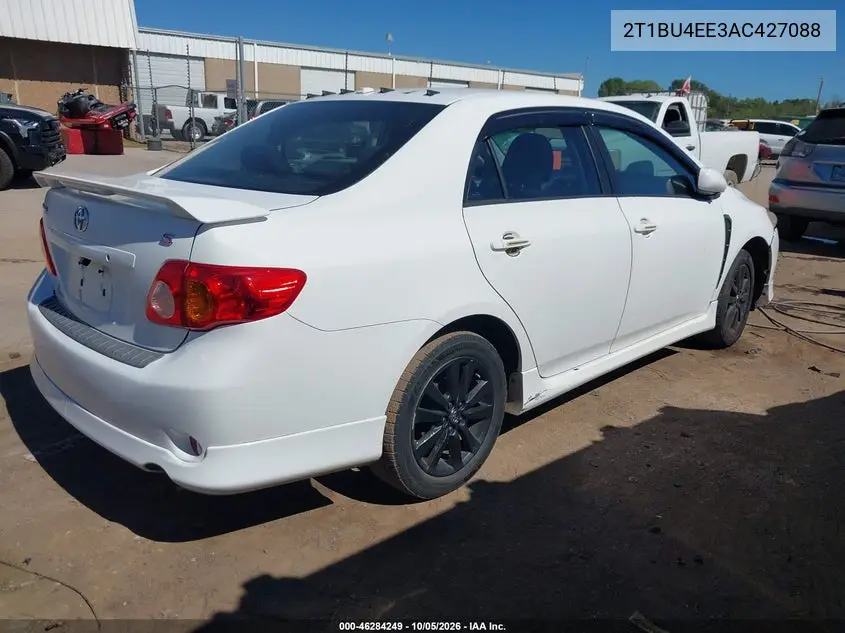 2010 TOYOTA COROLLA VIN 2T1BU4EE3AC427088 — фото 4