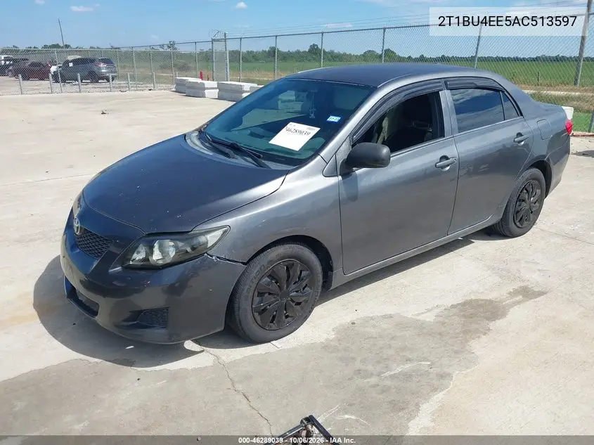 2010 TOYOTA COROLLA VIN 2T1BU4EE5AC513597 — фото 2