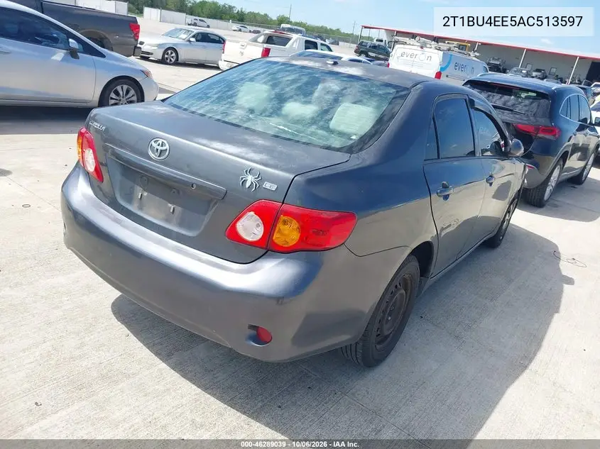 2010 TOYOTA COROLLA VIN 2T1BU4EE5AC513597 — фото 4