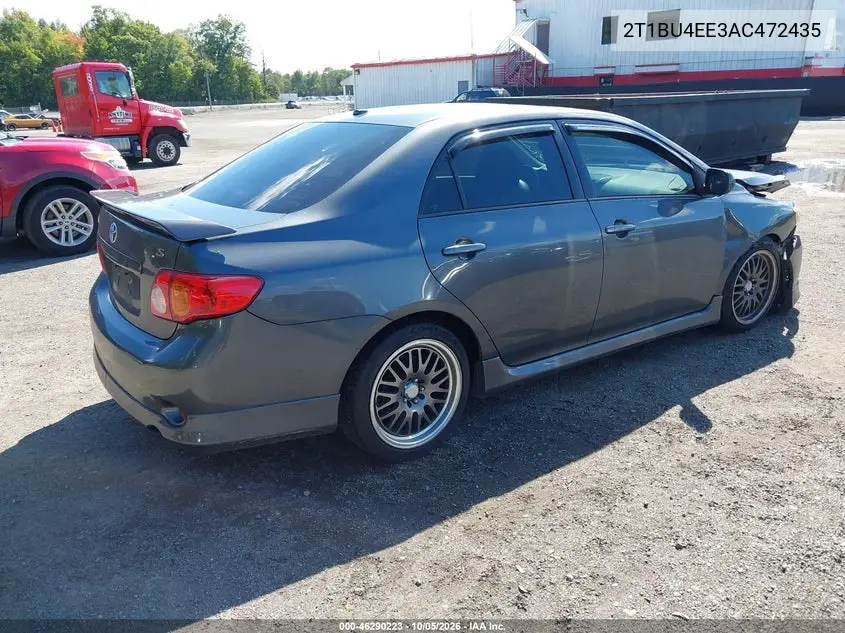 2010 TOYOTA COROLLA VIN 2T1BU4EE3AC472435 — фото 4