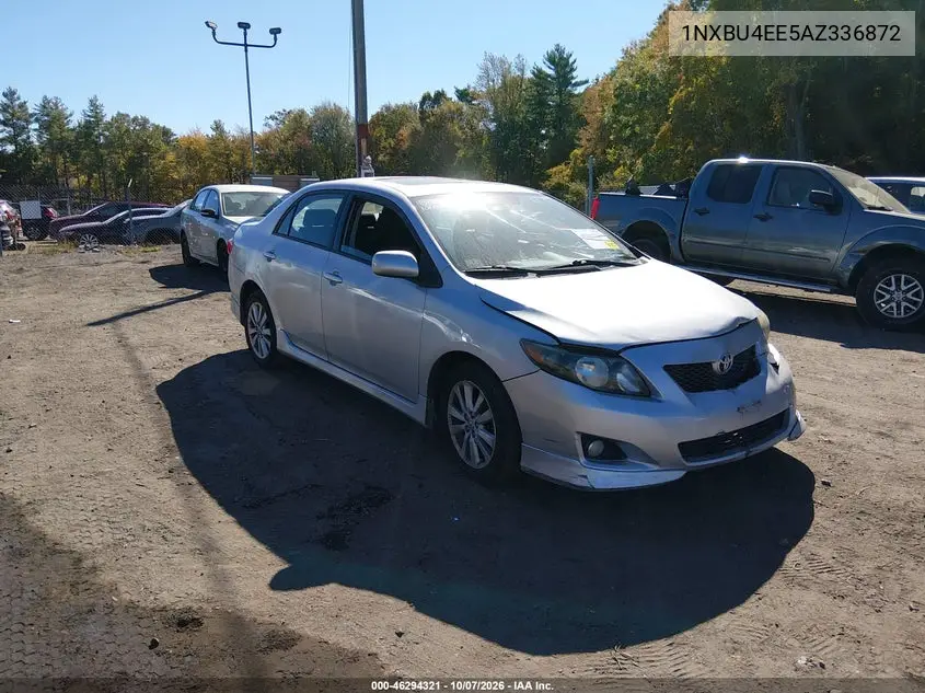 TOYOTA COROLLA 2010, VIN 1NXBU4EE5AZ336872