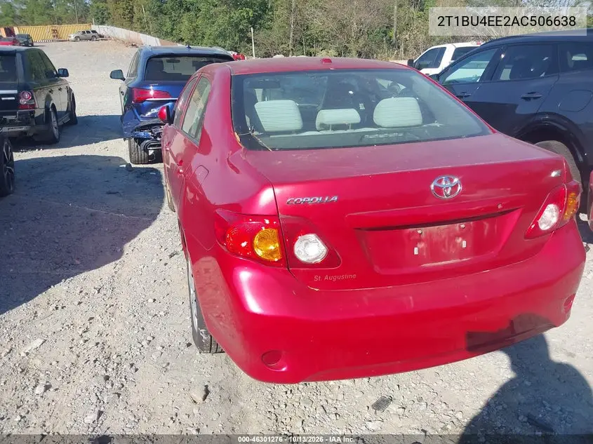 2010 TOYOTA COROLLA VIN 2T1BU4EE2AC506638 — фото 3