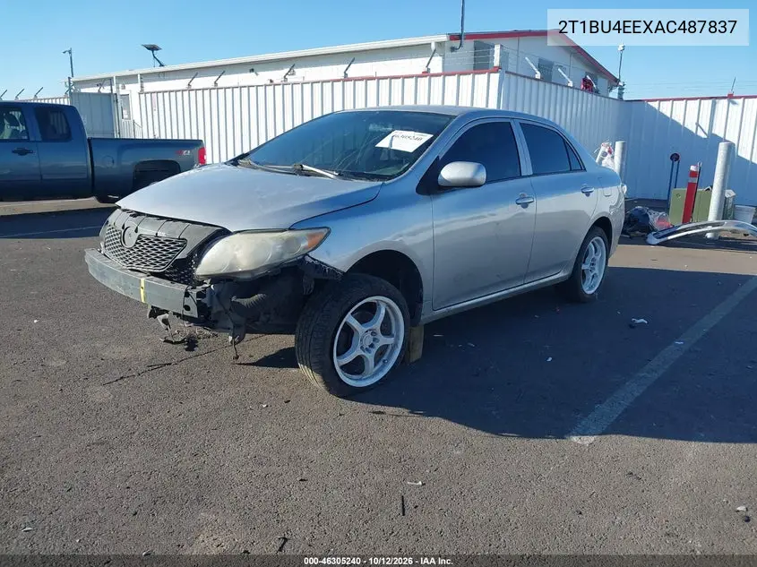 2010 TOYOTA COROLLA VIN 2T1BU4EEXAC487837 — фото 2