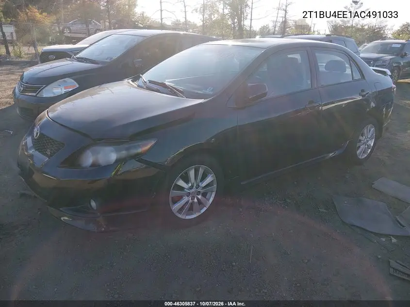 2010 TOYOTA COROLLA VIN 2T1BU4EE1AC491033 — фото 2