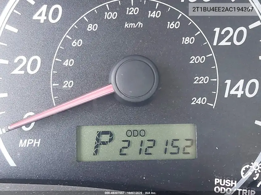 2010 TOYOTA COROLLA VIN 2T1BU4EE2AC194367 — фото 15