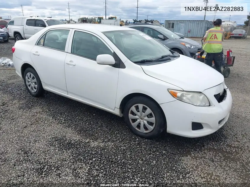 TOYOTA COROLLA 2010, VIN 1NXBU4EE2AZ282883