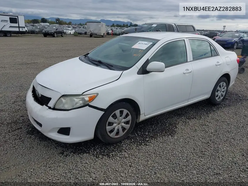 2010 TOYOTA COROLLA VIN 1NXBU4EE2AZ282883 — фото 2