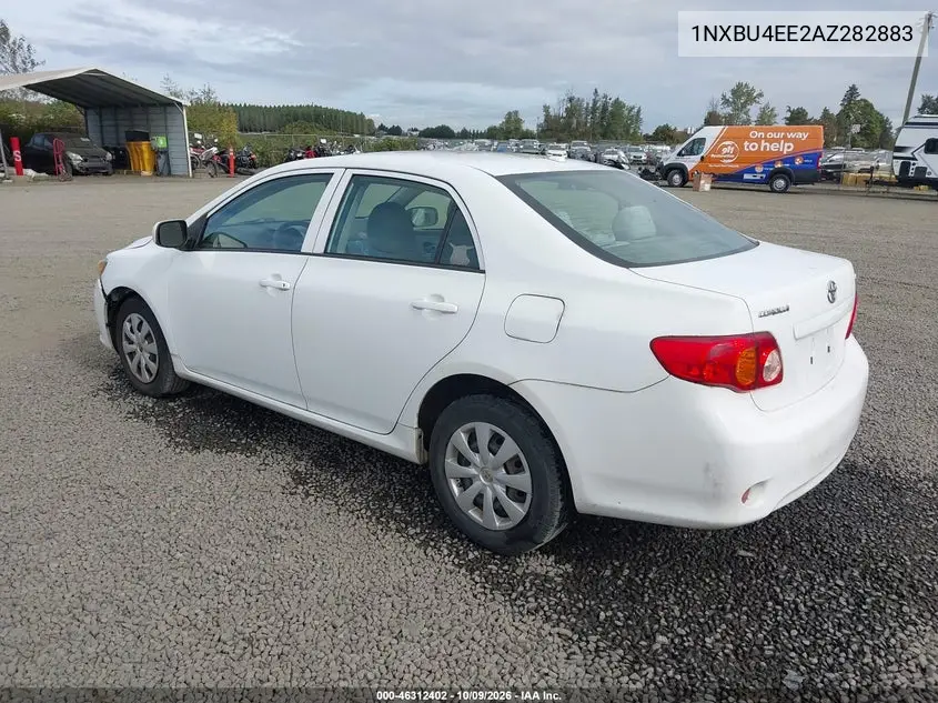 2010 TOYOTA COROLLA VIN 1NXBU4EE2AZ282883 — фото 3