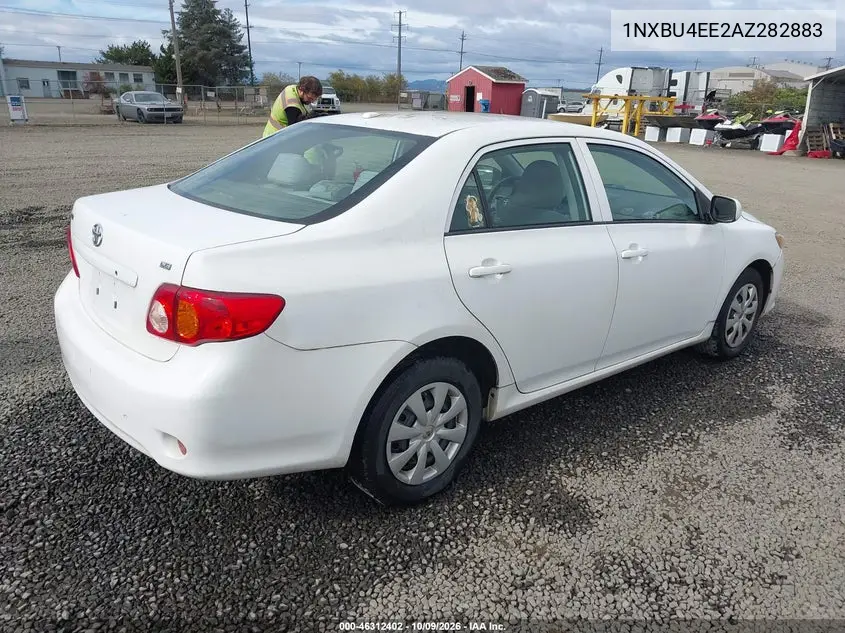 2010 TOYOTA COROLLA VIN 1NXBU4EE2AZ282883 — фото 4