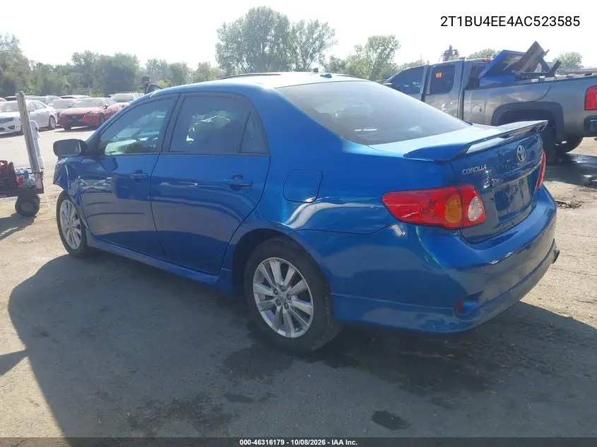 2010 TOYOTA COROLLA VIN 2T1BU4EE4AC523585 — фото 3