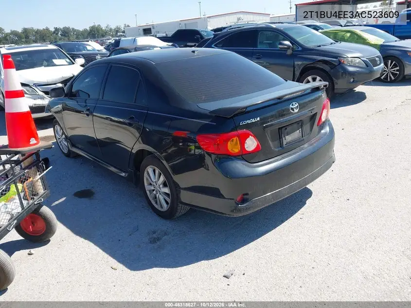 2010 TOYOTA COROLLA VIN 2T1BU4EE3AC523609 — фото 3