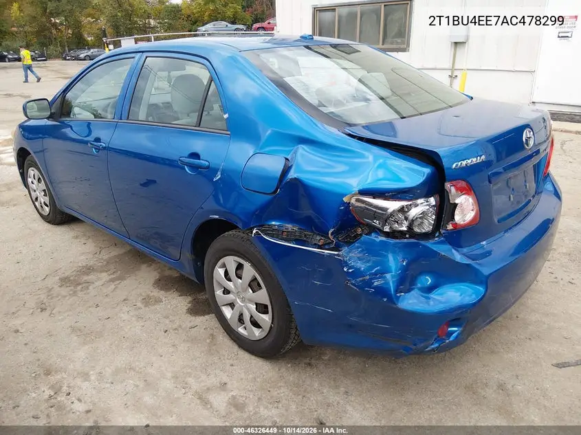 2010 TOYOTA COROLLA VIN 2T1BU4EE7AC478299 — фото 3