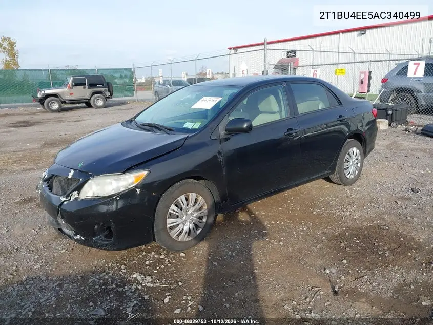 2010 TOYOTA COROLLA VIN 2T1BU4EE5AC340499 — фото 2