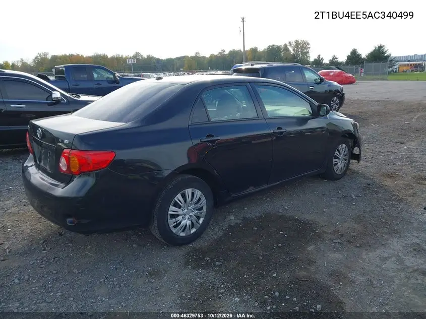 2010 TOYOTA COROLLA VIN 2T1BU4EE5AC340499 — фото 4