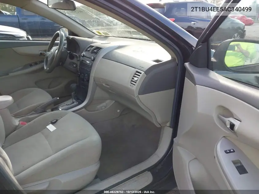 2010 TOYOTA COROLLA VIN 2T1BU4EE5AC340499 — фото 5