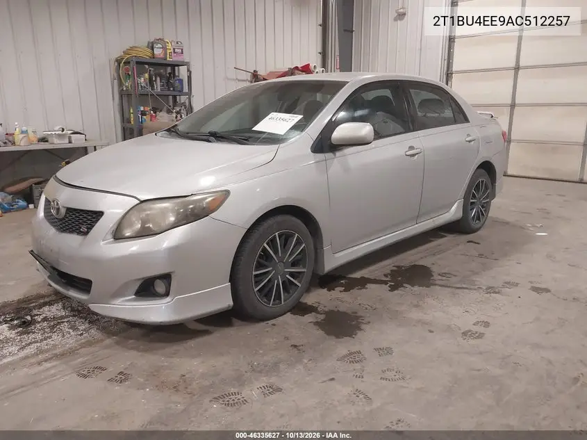 2010 TOYOTA COROLLA VIN 2T1BU4EE9AC512257 — фото 2