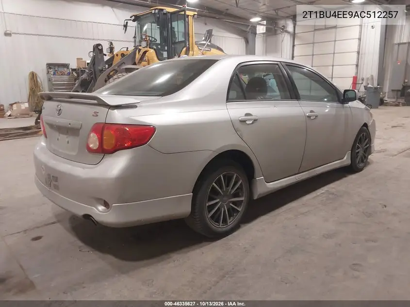 2010 TOYOTA COROLLA VIN 2T1BU4EE9AC512257 — фото 4