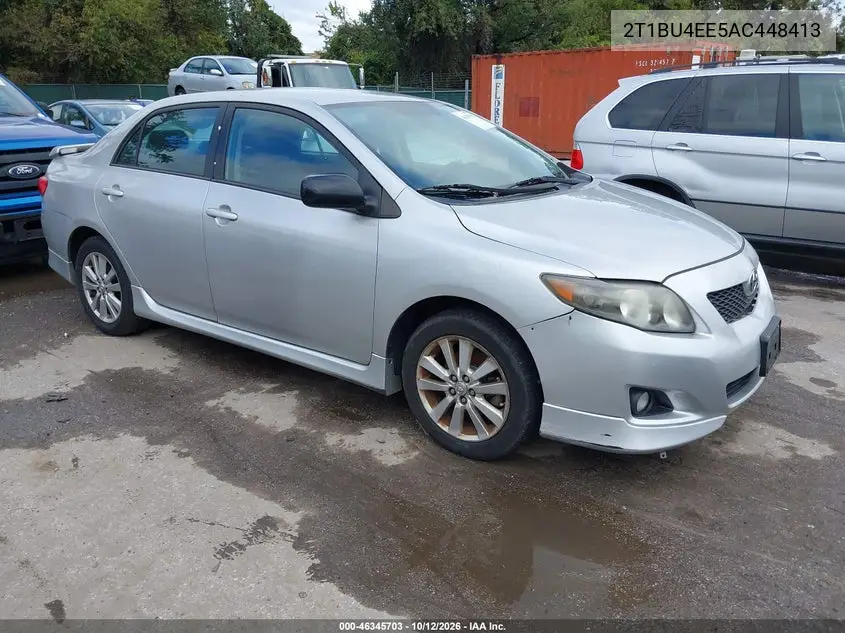 TOYOTA COROLLA 2010, VIN 2T1BU4EE5AC448413