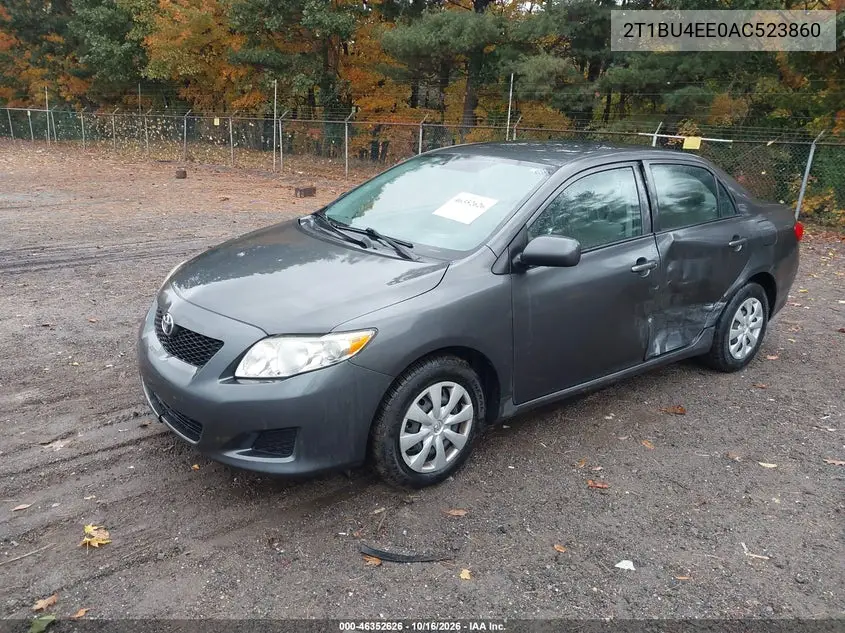 2010 TOYOTA COROLLA VIN 2T1BU4EE0AC523860 — фото 2