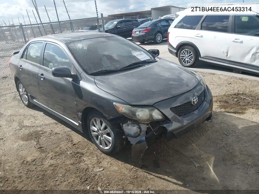 TOYOTA COROLLA 2010, VIN 2T1BU4EE6AC453314