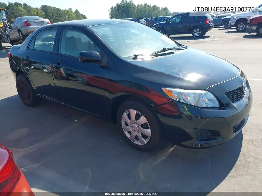 TOYOTA COROLLA 2010, VIN JTDBU4EE3A9100776