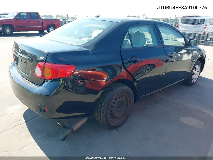 2010 TOYOTA COROLLA VIN JTDBU4EE3A9100776 — фото 4