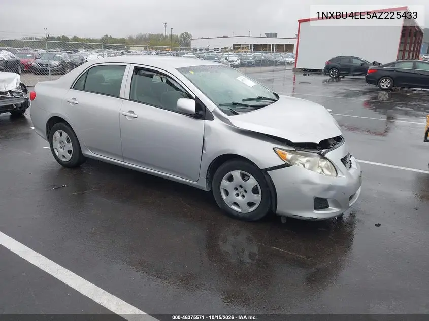 TOYOTA COROLLA 2010, VIN 1NXBU4EE5AZ225433