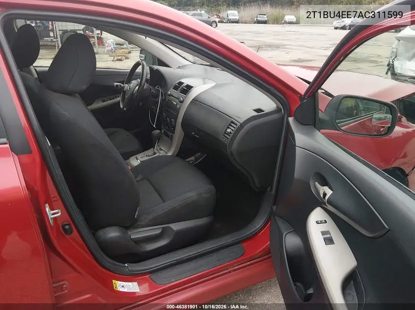 2010 TOYOTA COROLLA VIN 2T1BU4EE7AC311599 — фото 5