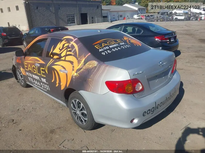 2010 TOYOTA COROLLA VIN 2T1BU4EEXAC224103 — фото 3