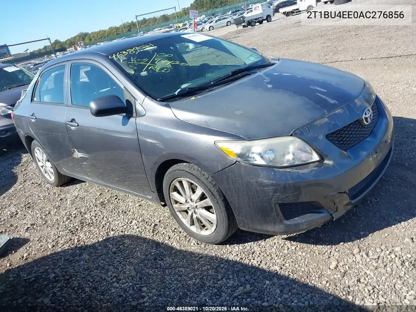 TOYOTA COROLLA 2010, VIN 2T1BU4EE0AC276856