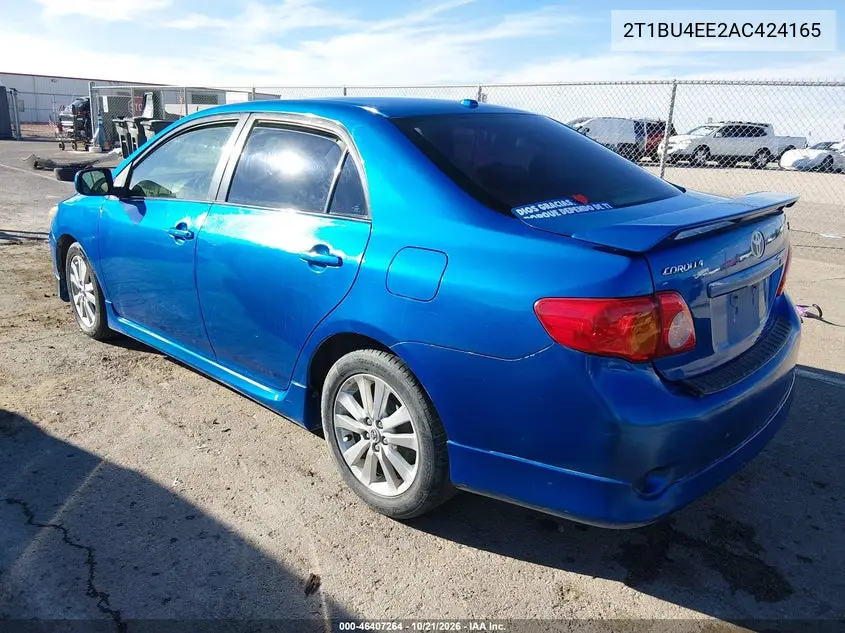 2010 TOYOTA COROLLA VIN 2T1BU4EE2AC424165 — фото 3