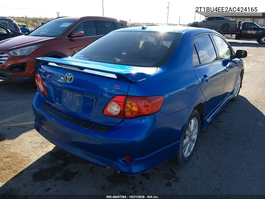 2010 TOYOTA COROLLA VIN 2T1BU4EE2AC424165 — фото 4