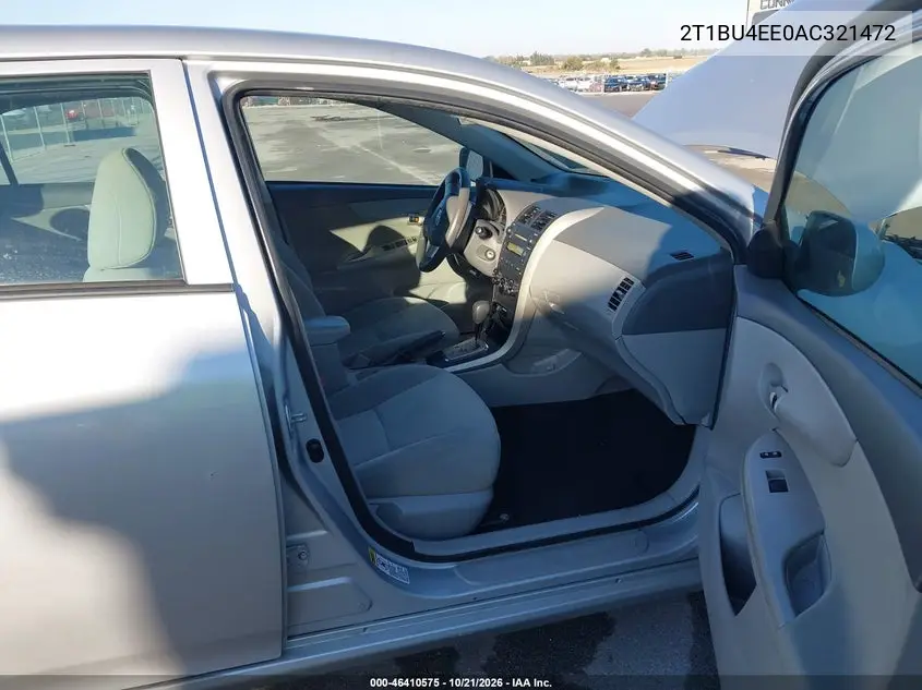 2010 TOYOTA COROLLA VIN 2T1BU4EE0AC321472 — фото 5