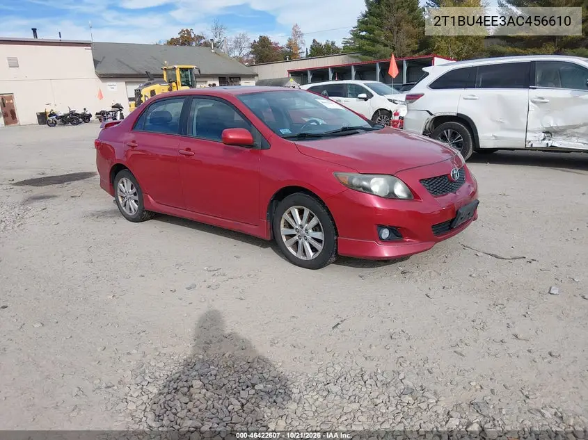 TOYOTA COROLLA 2010, VIN 2T1BU4EE3AC456610
