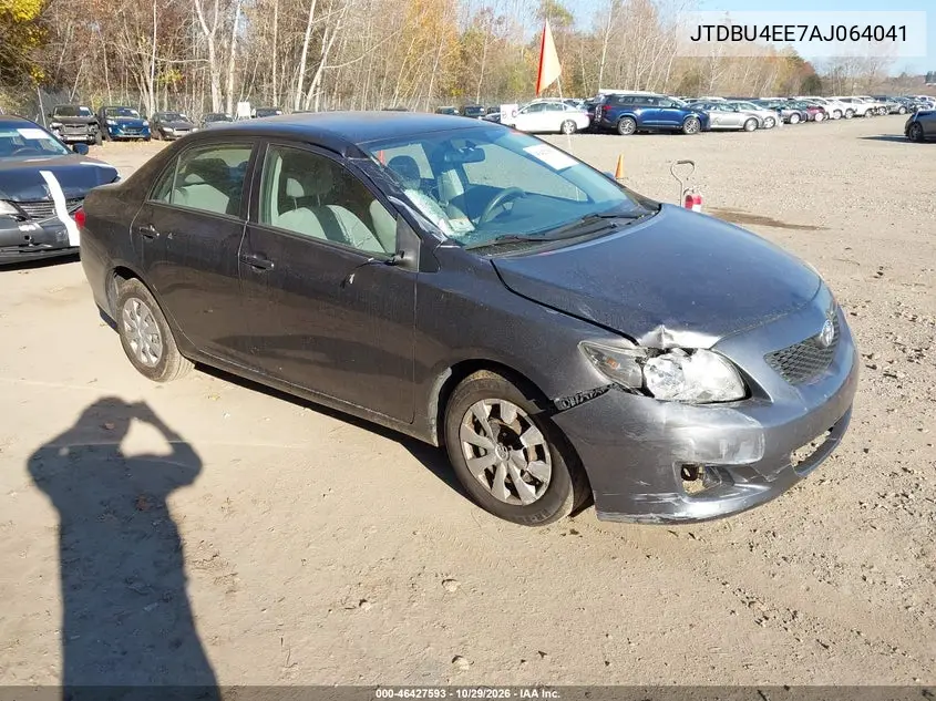TOYOTA COROLLA 2010, VIN JTDBU4EE7AJ064041