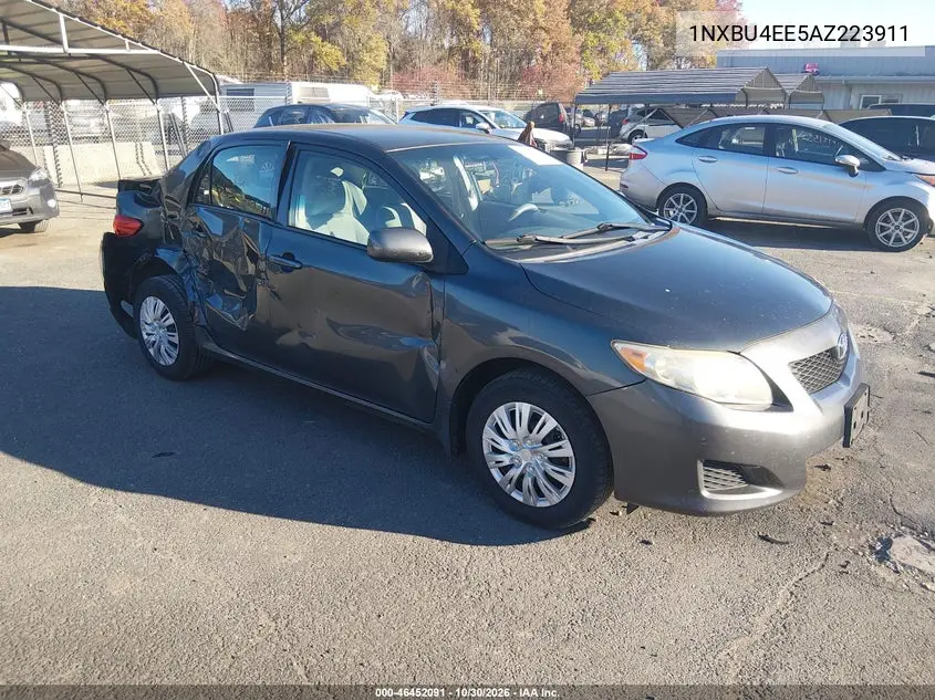 TOYOTA COROLLA 2010, VIN 1NXBU4EE5AZ223911