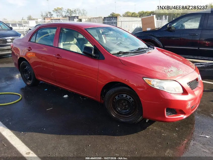 TOYOTA COROLLA 2010, VIN 1NXBU4EE8AZ285237