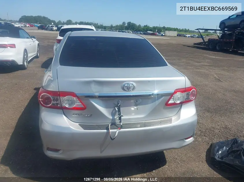 2011 TOYOTA COROLLA VIN 2T1BU4EEXBC669569 — фото 15