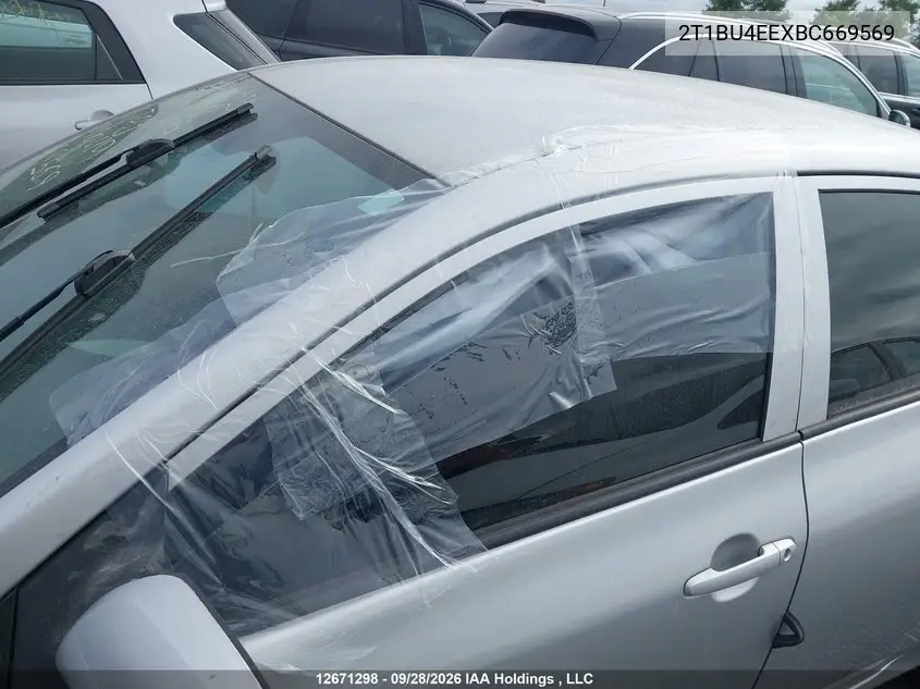 2011 TOYOTA COROLLA VIN 2T1BU4EEXBC669569 — фото 19