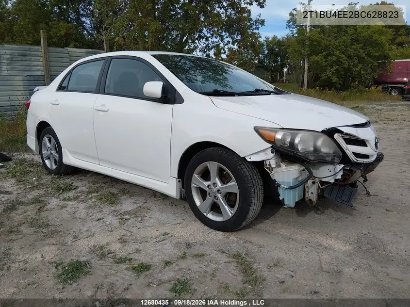 TOYOTA COROLLA 2011, VIN 2T1BU4EE2BC628823