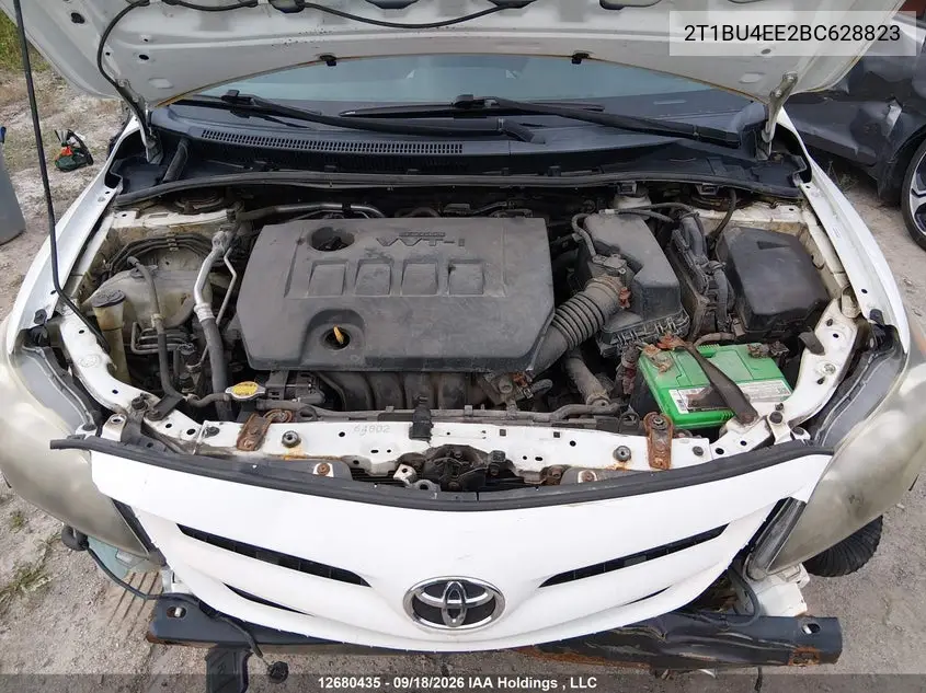 2011 TOYOTA COROLLA VIN 2T1BU4EE2BC628823 — фото 10